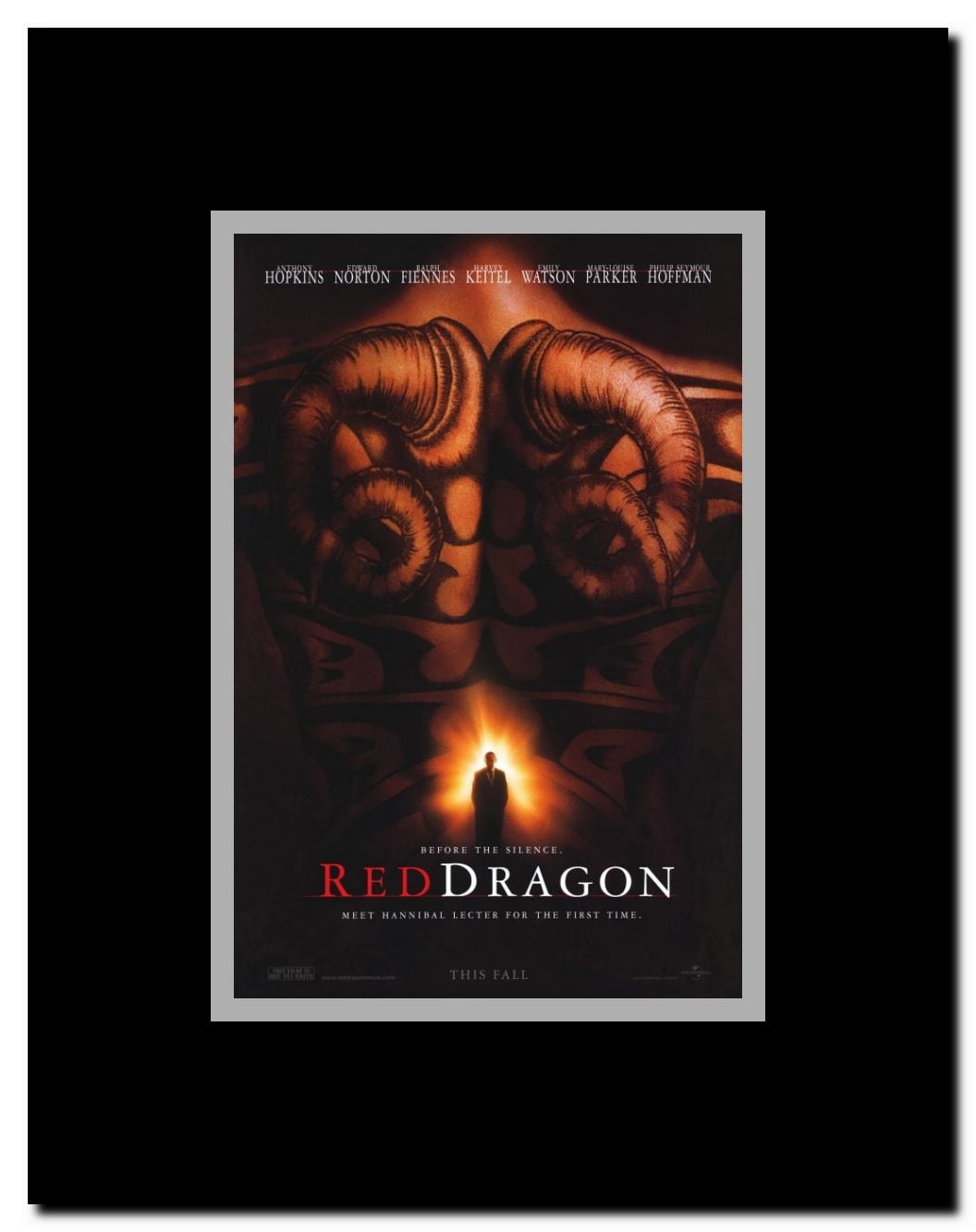 Red Dragon Framed Movie Poster
