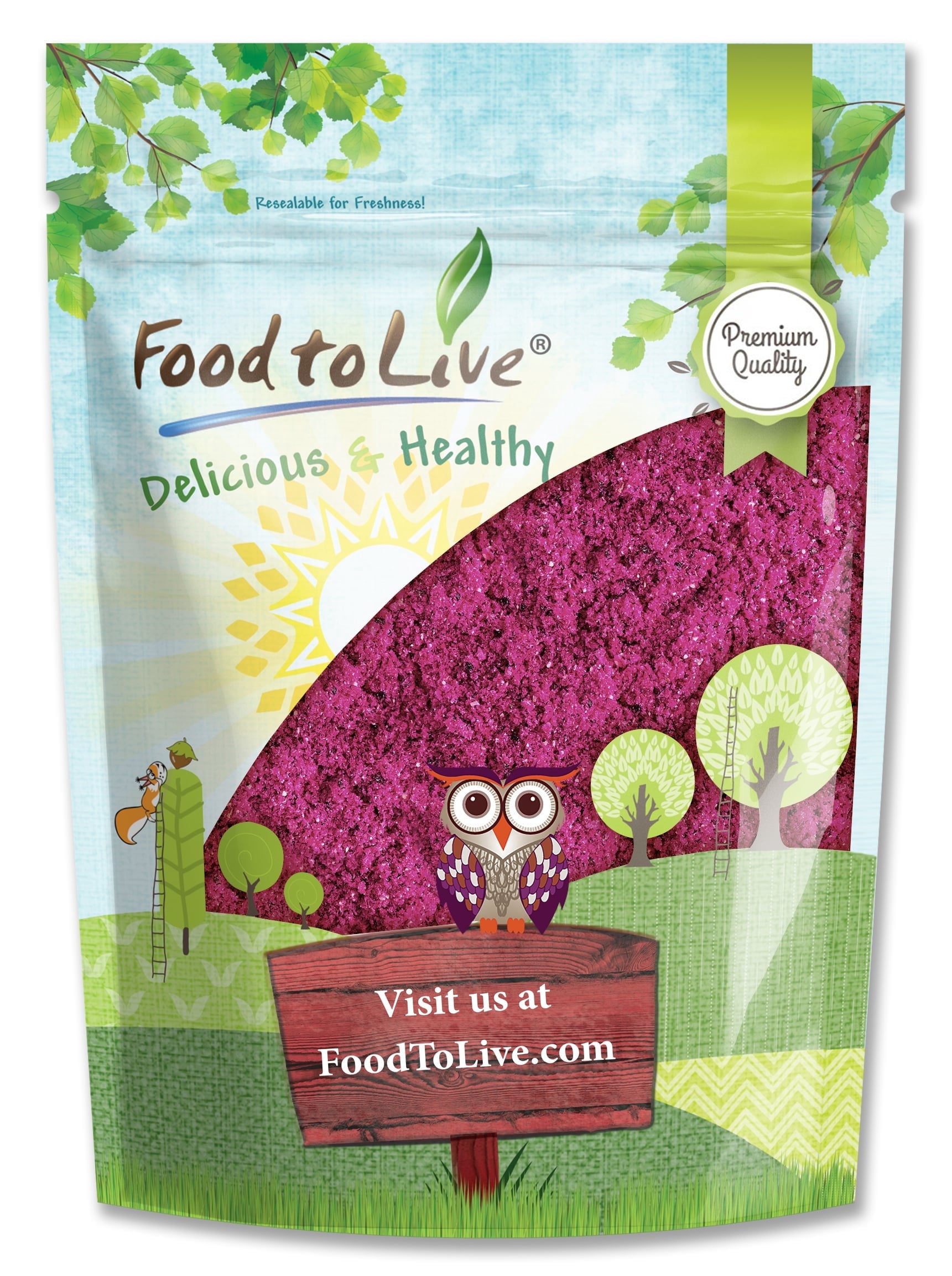 Freeze-Dried Dragon Fruit Powder, 4 Pounds–Vegan,Kosher, Good for Smoothies and Baking-Food to Live