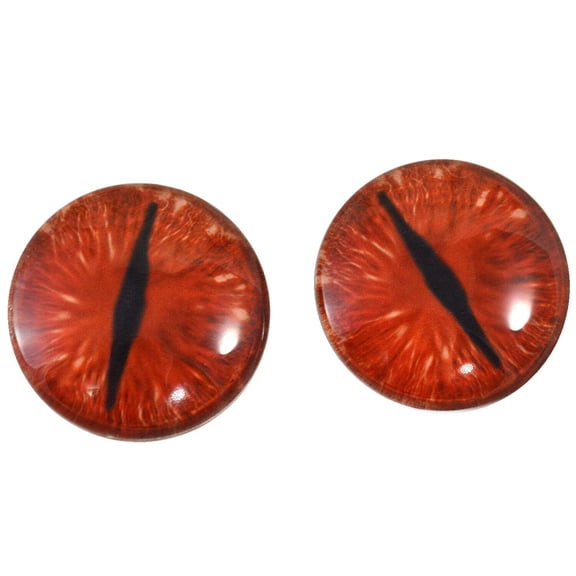 Red Dragon Glass Eyes