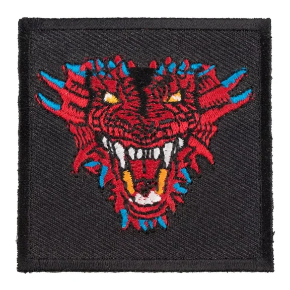 Red Dragon Head Patch, Dragon Patches