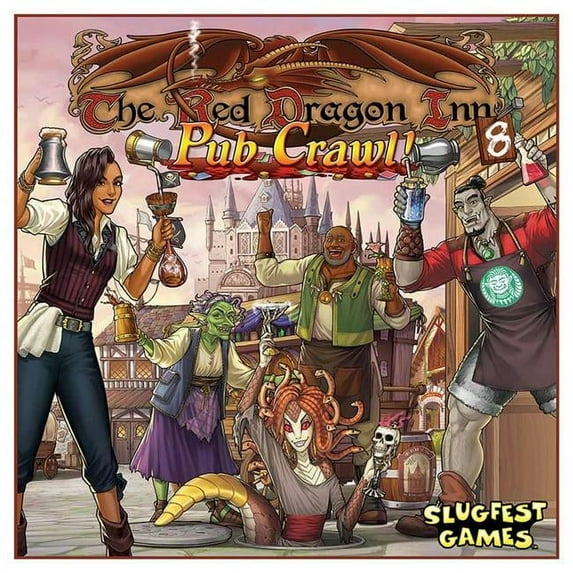Red Dragon Inn 8-The Pub Crawl Board Game