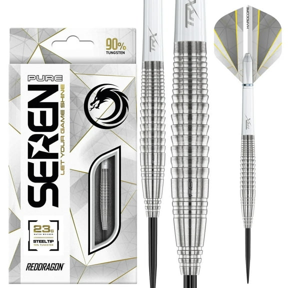 Red Dragon Seren 4 Pure Steel Tip Darts 90% Tungsten - 23gm