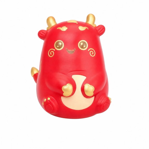 Red Dragon Squishy Toy, Soft Rubber Dragon Shape, Cute Novelty Sensory Hand Toy, Compact Desk Toy For Home Study Travel Gift Bag Party Favor Collectors