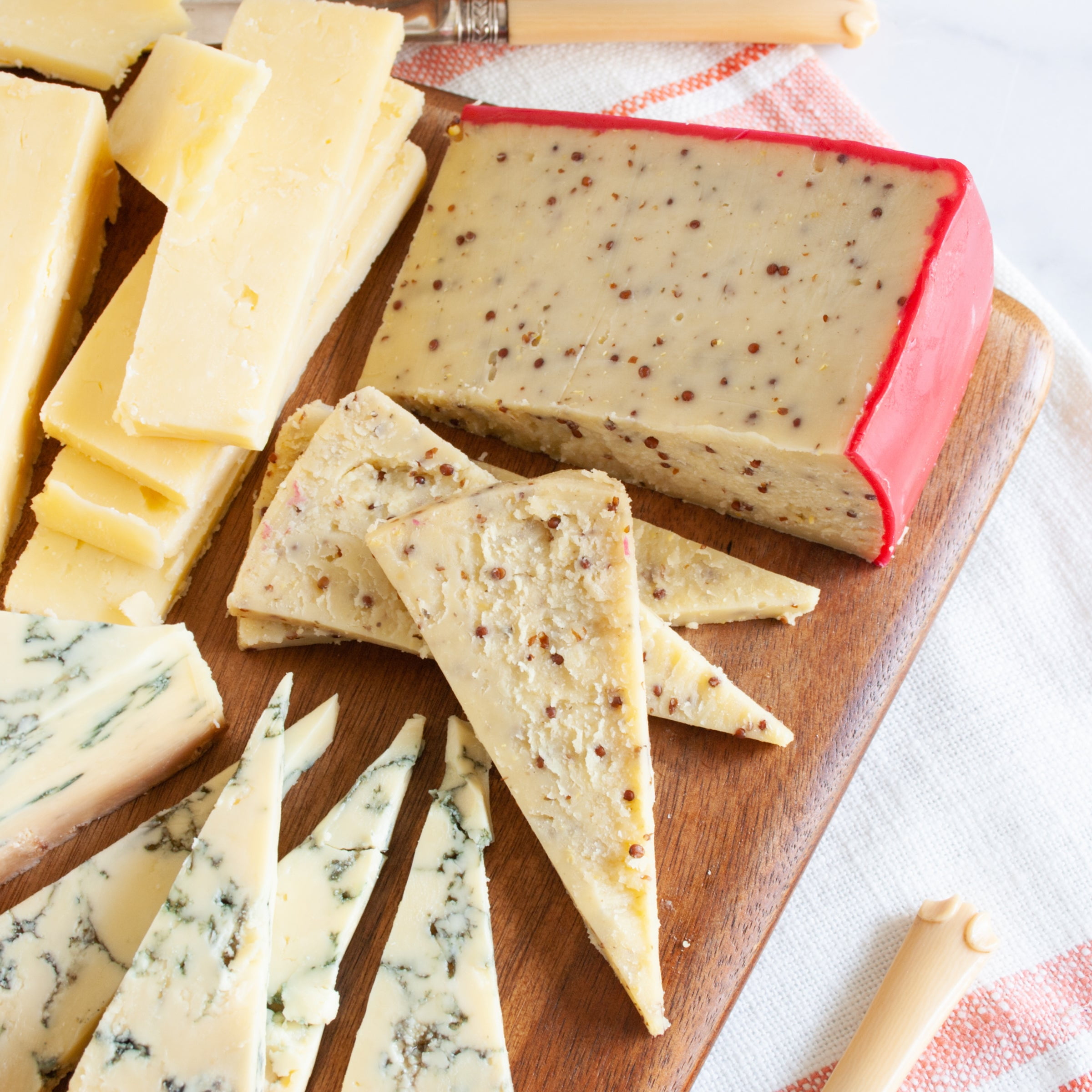 Red Dragon Welsh Cheese- Whole Cheese Wheel (4.5 pound) - ged for three months, made from cow's milk, and is vegetarian