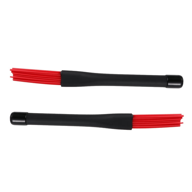 Red Drum Brush Drum Kit Brush Flexible Drum Brush Drum Sticks