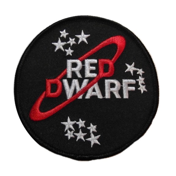 Red Dwarf BBC TV Series Logo Embroidered Patch