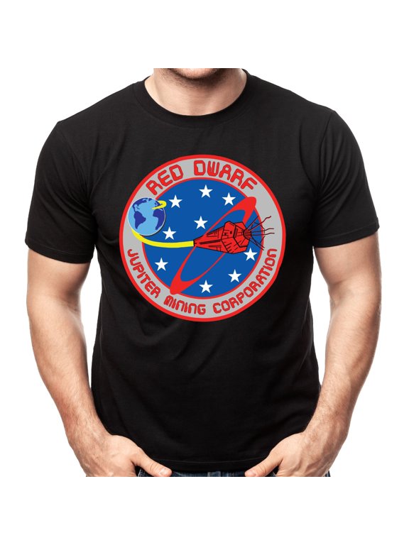 Red Dwarf Logo Adult Shirt-Small