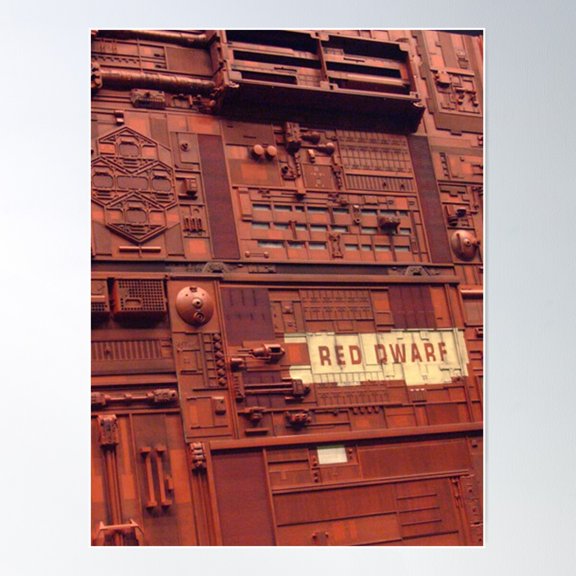 Red Dwarf Poster Wall Art, Modern Wall Decor For Living Room Bedroom, 24x36 UNFRAMED