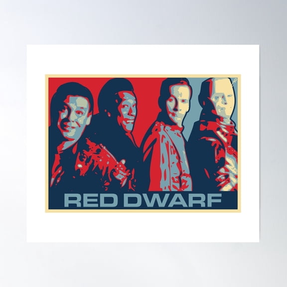 Red Dwarf Poster Wall Art, Modern Wall Decor For Living Room Bedroom, 8x12 UNFRAMED
