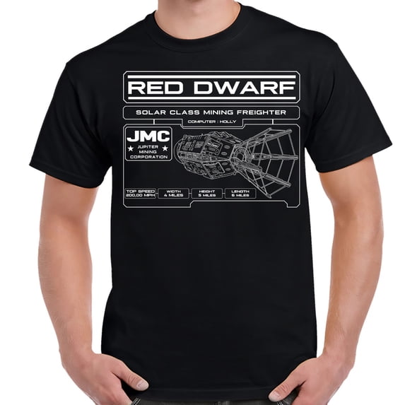 Red Dwarf Ship Specifications Shirt-XXXXXL