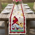 thumbnail image 1 of Red Dwarf Sunflower on Retro Table Runner 90 Inches Long,Kitchen Dining Tablerunners Farmhouse Floral Leaves Linen Table Runners Dresser Scarves for Home Dinner Wedding Holiday Party Decor, 1 of 9