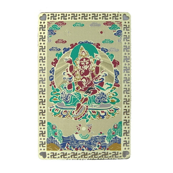 Red Dzambhala Talisman Card by Feng Shui Import LLC