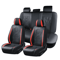 Red Edge Car Seat Covers for kia Sorento 2013 Car Seat Cover , Waterproof Leather, 5 Seats Full Set, Easy to Clean and Install, Non-slip, Protect and Upgrade Seats, Beautify the Interior of Old Cars