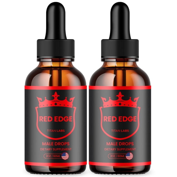 Red Edge Drops Maximum Strength Support Liquid Supplement RedEdge (60 Servings)