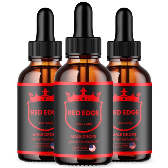 Red Edge Drops Maximum Strength Support Liquid Supplement RedEdge (90 Servings)