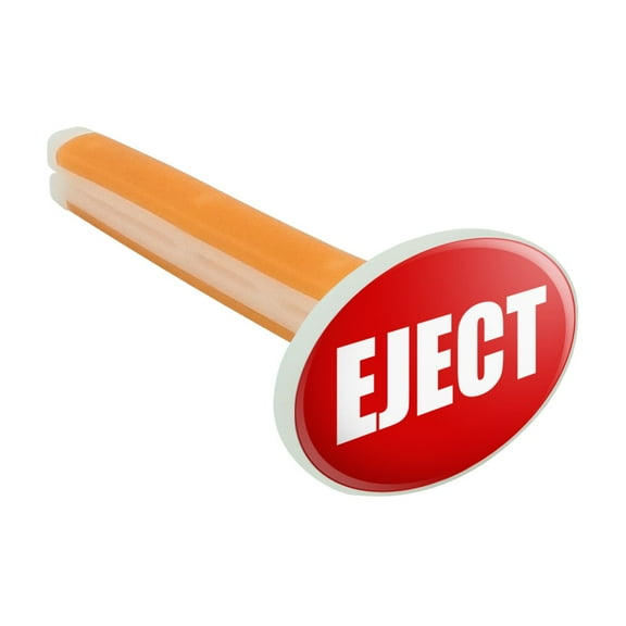 Red Eject Button Design Funny Car Air Freshener Vent Clip