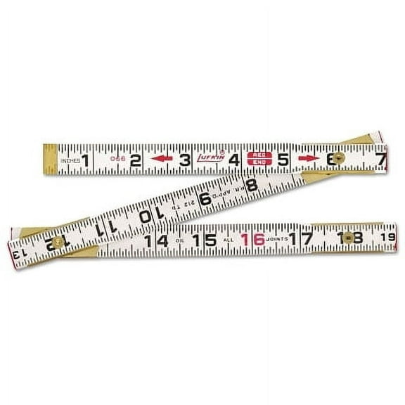Red End Rulers, 6 Ft, Wood | Bundle of 5 Each
