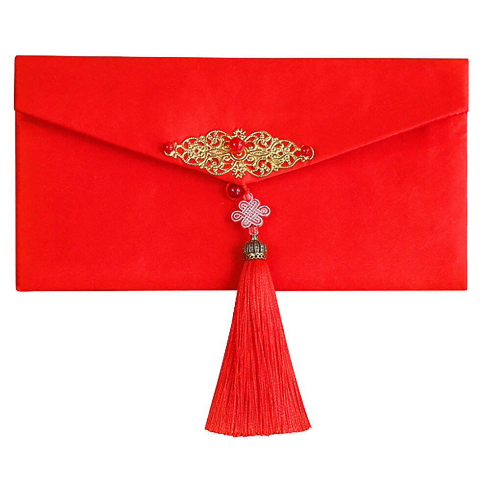 Red Envelope 1 Pc Festive Red Envelope Creative Chinese Style Cloth