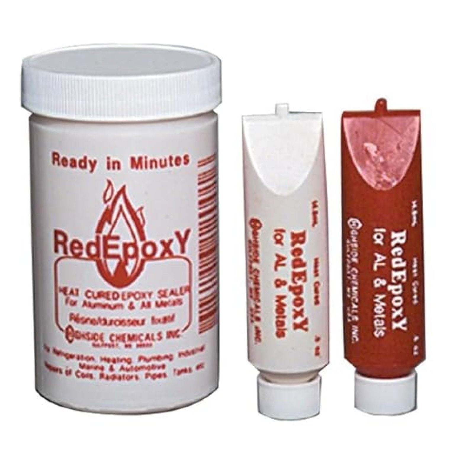 Red Epoxy 16oz - High Performance Heat Cured 2-Part Adhesive Kit for ...