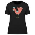 thumbnail image 1 of Red Ethnic Chicken T-Shirt Women -Image by Shutterstock, Female Large, 1 of 2