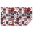 thumbnail image 1 of Red Ethnic Geometric Patchwork Pattern Rectangle Tablecloth 60"x102",Waterproof Polyester Rectangle Table Cloth, Wipeable Spillproof Polyester Tablecloth for Dining, Camping, Indoor and Outdoor, 1 of 6