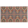 thumbnail image 1 of Red Ethnic Geometric Pattern Door Rugs,Washable Non Slip Door Mats Indoor,Decorative Door Mats,Entry Mat Indoor for Entrance,Bedroom,Kitchen,Bathroom,17"x30", 1 of 6