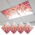 thumbnail image 1 of Red Eucalyptus Leaves Fluorescent Light Covers, Spring Floral Summer Botanical Magnetic Light Covers for Ceiling Lights, Fluorescent Ceiling Shade Filters for Classroom Bedroom Office 4x2Ft x 4PCS, 1 of 8