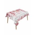 thumbnail image 1 of Red Eucalyptus Leaves Table Cloth, Summer Botanical Weeping Wooden Waterproof Tablecloth for Rectangle Tables, Reusable Washable Fabric Table Cover for Restaurant Kitchen Dining Tables 60"x84", 1 of 6