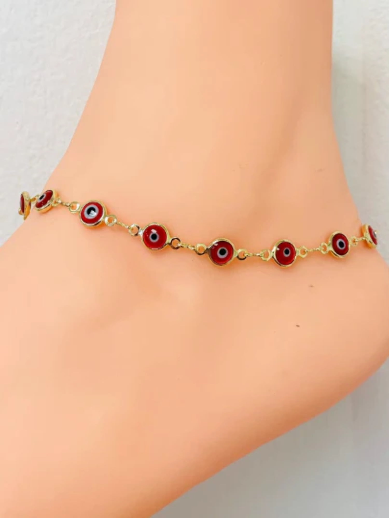 Red String Evil Eye Bracelet, Gold-filled, Waterproof, Mal De Ojo, Hilo  Rojo