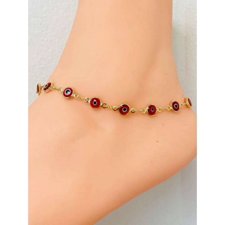 Evil eye ankle bracelet deals