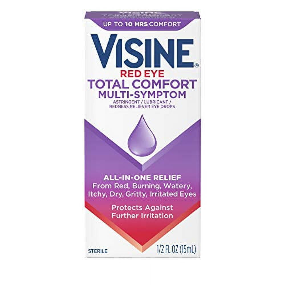 Red Eye Total Comfort MultiSymptom Eye Drops, AllInOne Astringent