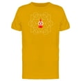 thumbnail image 1 of Red Eye White Line Mandala Tee Men's -Image by Shutterstock, 1 of 2