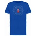 thumbnail image 1 of Red Eye White Line Mandala T-Shirt Men -Image by Shutterstock, Male x-Large, 1 of 2