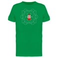 thumbnail image 1 of Red Eye White Line Mandala Tee Men's -Image by Shutterstock, 1 of 2