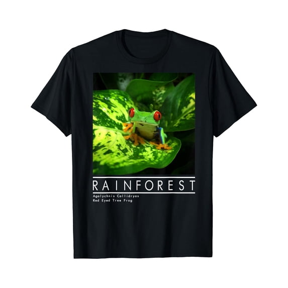 Red Eyed Tree Frog Rainforest Amphibian T Shirt - Walmart.com