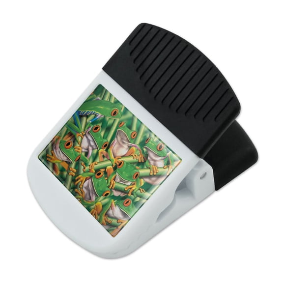 Red Eyed Tropical Rainforest Frogs Refrigerator Fridge Magnet Magnetic Hanging Hook Note Snack Clip