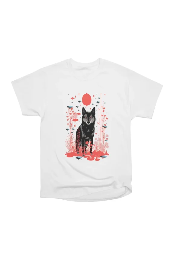 Red Eyes Wolf T-Shirt Tee Gift For Him Merch For Her Apparel For Friend