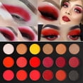 thumbnail image 1 of Red Eyeshadow Palette 18 Shades Highly Pigmented Long Lasting Matte Shimmer Orange Red Gold Black, 1 of 6