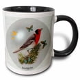 thumbnail image 1 of 3drose, Red Faced Warbler, 15oz Two-tone Black Mug, 1 of 6