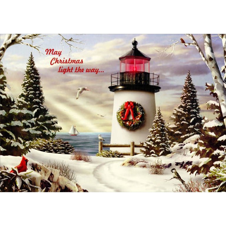 Thinking of You Lighthouse Card | Sister Paper Co.