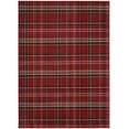 thumbnail image 1 of Red Farmhouse Plaid Area Rug by Pinewood Grove, 1 of 4