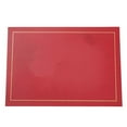 thumbnail image 1 of Red Faux Leather Placemats Stain Resistant Table Mats Waterproof Easy to Clean Washable for Kitchen Dining Tableharlik, 1 of 7
