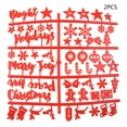 thumbnail image 1 of Red Felt Message Board Letters Christmas Style Felt Letterboard Letters Drawstring Bag Felt Board Letter for Decorations, 1 of 7