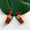 thumbnail image 1 of Red Fire Extinguisher Drop Earrings, 1 of 2