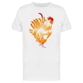 thumbnail image 1 of Red Fire Rooster Gradient Tee Men's -Image by Shutterstock, 1 of 2