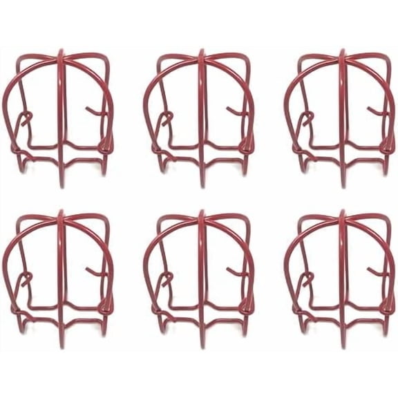 Red Fire Sprinkler Head Guard Covers for Pendant & Upright & Horizontal Heads 1/2" - 3/4" Pack of 6$$Garden & Patio
