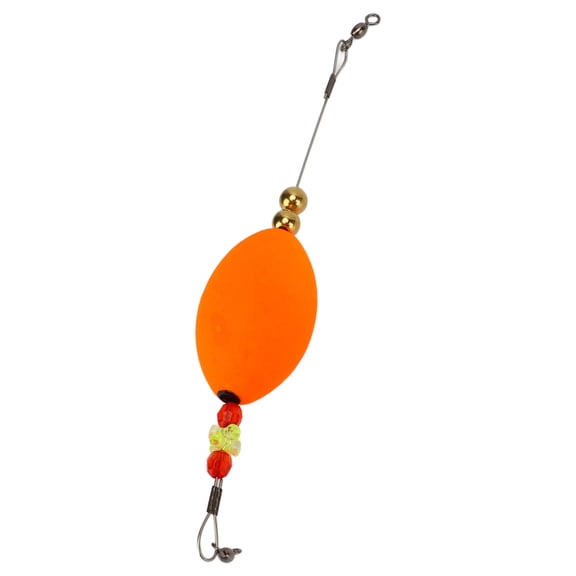 Red Fish Style Foam Fishing Bobber Stick with Steel Wire and Copper Beads for Deepwater Angling