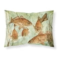 thumbnail image 1 of Red Fish Swim Fabric Standard Pillowcase, 1 of 2