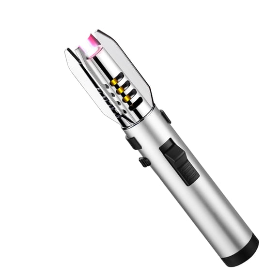Red Flame Refillable Butane Torch Lighter Adjustable Jet Flame Windproof Torch For BBQ Candle Kitchen Camping Fire Starter