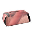 thumbnail image 1 of Red Flamingos Tissue Box Cover Leather Square Rectangle Tissue Box Holder for Bathroom Living Room Desk Office Decor, 1 of 7